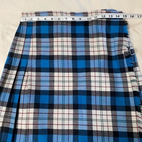 Authentic Strathmore Scotland wool wrap-around kilt - Picture 8 of 10